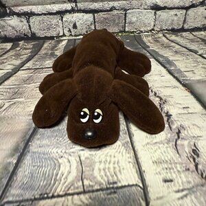 Vintage 1985 Tonka Pound Puppies Plush 8” Dark Brown Long Ears (VPP-06)